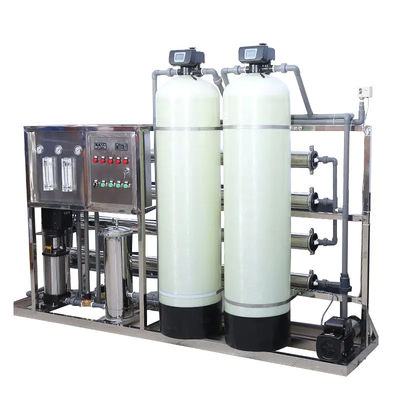 2000L/H 2xFRP-tanks Braakwater Omgekeerde osmose waterinstallatie