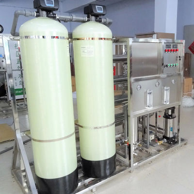 2000L/H 2xFRP-tanks Braakwater Omgekeerde osmose waterinstallatie