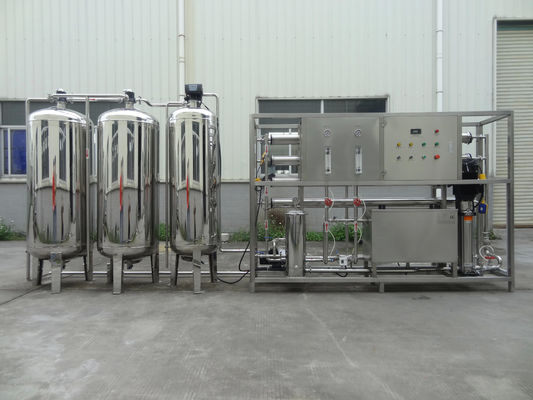 2TPH met roestvrij staal 304 Tank Brackish Water Reverse Osmosis Water Plant