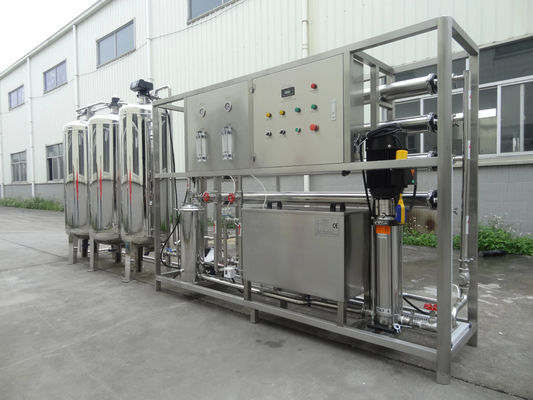 2TPH met roestvrij staal 304 Tank Brackish Water Reverse Osmosis Water Plant