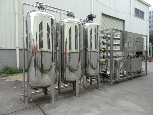 2TPH met roestvrij staal 304 Tank Brackish Water Reverse Osmosis Water Plant