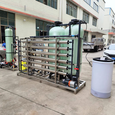 3TPH 5.5kW-380-415V FRP-tanks Zoutwater omgekeerde osmose waterinstallatie