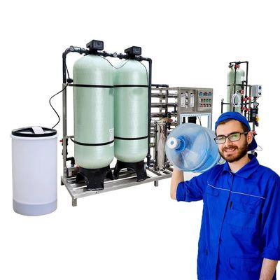 3TPH 5.5kW-380-415V FRP-tanks Zoutwater omgekeerde osmose waterinstallatie