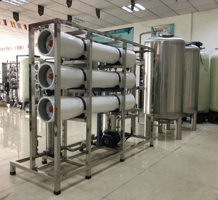 3000L/h SS304 tanks omgekeerde osmose waterbehandeling voor industriële doeleinden