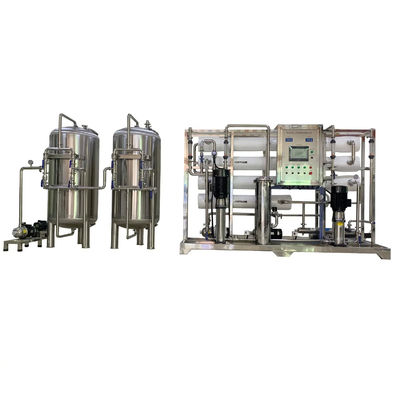 3000L/h SS304 tanks omgekeerde osmose waterbehandeling voor industriële doeleinden
