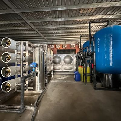 4TPH FRP Tanks Brackish Water Omgekeerde osmose waterinstallatie Voor boorput
