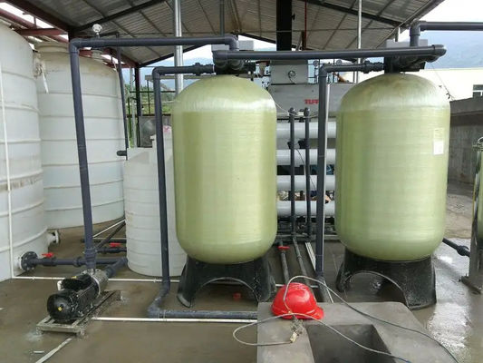 6TPH 7,9kW FRP-tanks Zoutwater Omgekeerde osmose waterinstallatie
