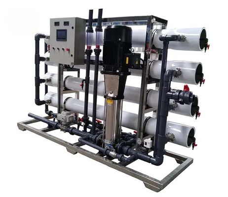 6TPH 7,9kW FRP-tanks Zoutwater Omgekeerde osmose waterinstallatie