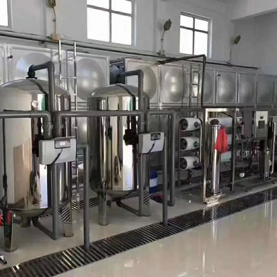 6TPH 7.9kW SS304 Tanks Brackisch water Omgekeerde osmose waterinstallatie
