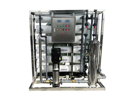 8TPH SS304 Tanks Industriële omgekeerde osmose zuivere watermachine