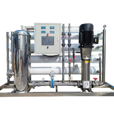 8TPH SS304 Tanks Industriële omgekeerde osmose zuivere watermachine