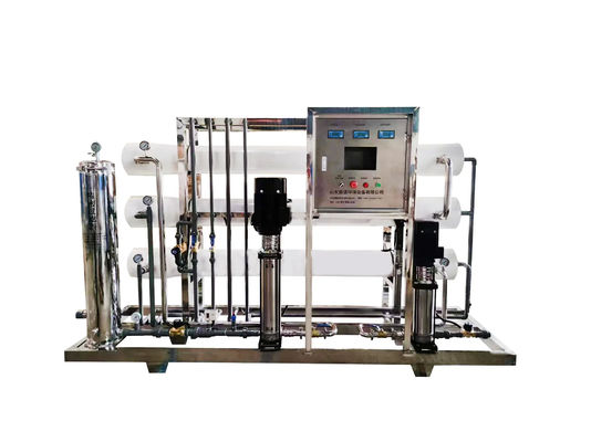 8TPH SS304 Tanks Industriële omgekeerde osmose zuivere watermachine