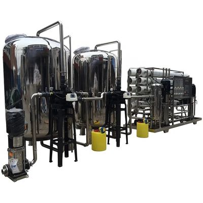 Aanpasbaar 10T/H TWEE FASES RO Gezuiverd water systeem voor waterfiltratie