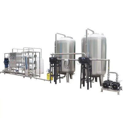 Aanpasbaar 10T/H TWEE FASES RO Gezuiverd water systeem voor waterfiltratie