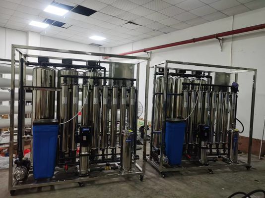 PRO-ST40160 1TPH Brackish Water Reverse Osmosis Plant SS304 Skid 2.1kW Snelle doorlooptijd