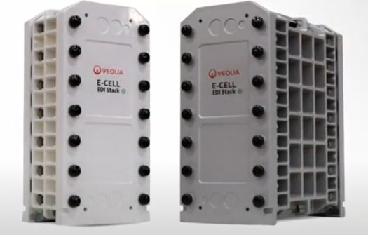 8.0m3/h Veolia MK-9 Suez EDI Stacks Kesselvoedingswater voor energiecentrales