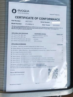 Ionpure CEDI IP-LXM30Z-5 EDI-module voor halfgeleiderelektronica