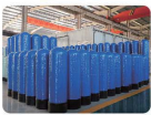 Met glasvezel versterkte kunststof filtertank 1254 φ300×1400mm 2.5'' schroefdraad 1.6-2.28 T/H