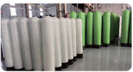 Composite Material Filter Tank 1265 φ300×1650mm 2,5'' draad 2,0-2,5 T/H voor industriële filtratie