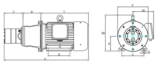 DHP 1.0 Axiale Zuigerpomp 3,7 kg Ultra-Compact Waterbehandelingsverbruiksartikelen voor Kleinschalige Ontzilting