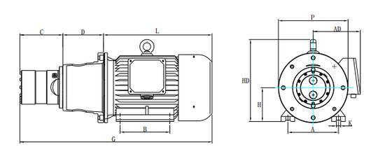 DHP 2.1 Axiale Zuigerpomp (7,8 kg, 80 Bar) – Verbruiksartikelen voor hogedruk waterbehandeling voor industriële RO/ontzilting