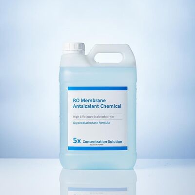 RO Membraan Antiscalant Chemisch High Efficiency Scale Inhibitor Organophosphonate Formule 5x Concentratieoplossing
