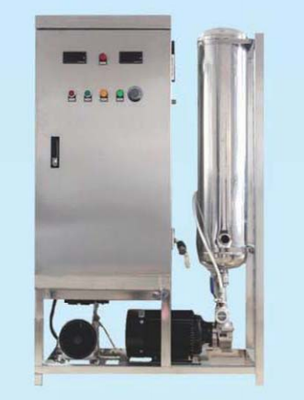 Ozonwatermachine met een hoge concentratie met een ozonconcentratie van 15-25 mg/l en een waterstroom van 0,5-6 T/h voor het wassen en desinfecteren van levensmiddelen
