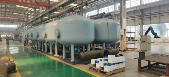 Industriële Multi Media Filtervat met Hoge Doorstroomcapaciteit en Aangepast Ontwerp voor Waterzuivering