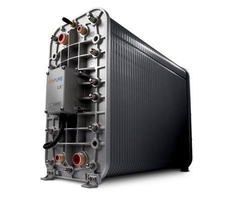 Ionpure LX-M45Z-5 CEDI-module met 22,5-33,8 GPM-stroombereik en > 15 MΩ·cm weerstand voor geen chemische regeneratie