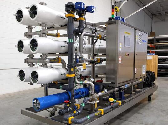 500 m³/day High-Efficiency Containerized BWRO Desalination Plant with Energy Recovery System