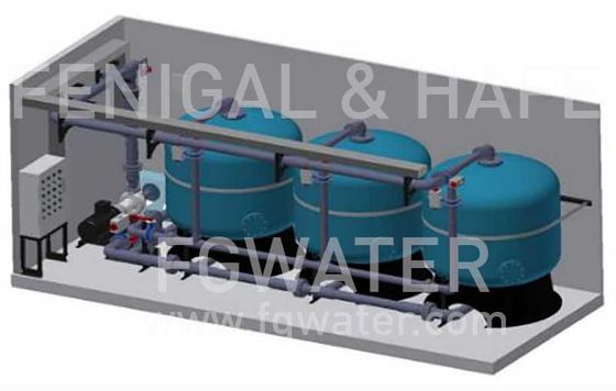 ' Containerized Waterzuiveringsinstallatie elektronische 20