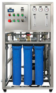 250L/H 1.7kW-220-240V Brackish Water Reverse Osmosis Water Plant Met 3 Stage Sediment Filters