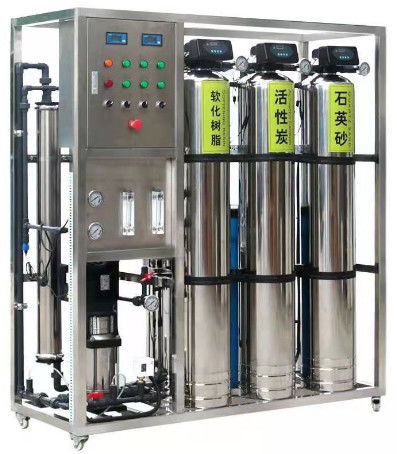 500L/H 1.7kW-380-415V 3xSS304 Tanks Brackish water Omgekeerde osmose waterinstallatie