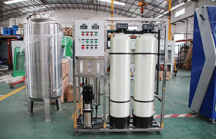 250L/H 1.7kW-380-415V 2xFRP Tanks Brak Water Omgekeerde Osmose Waterplant