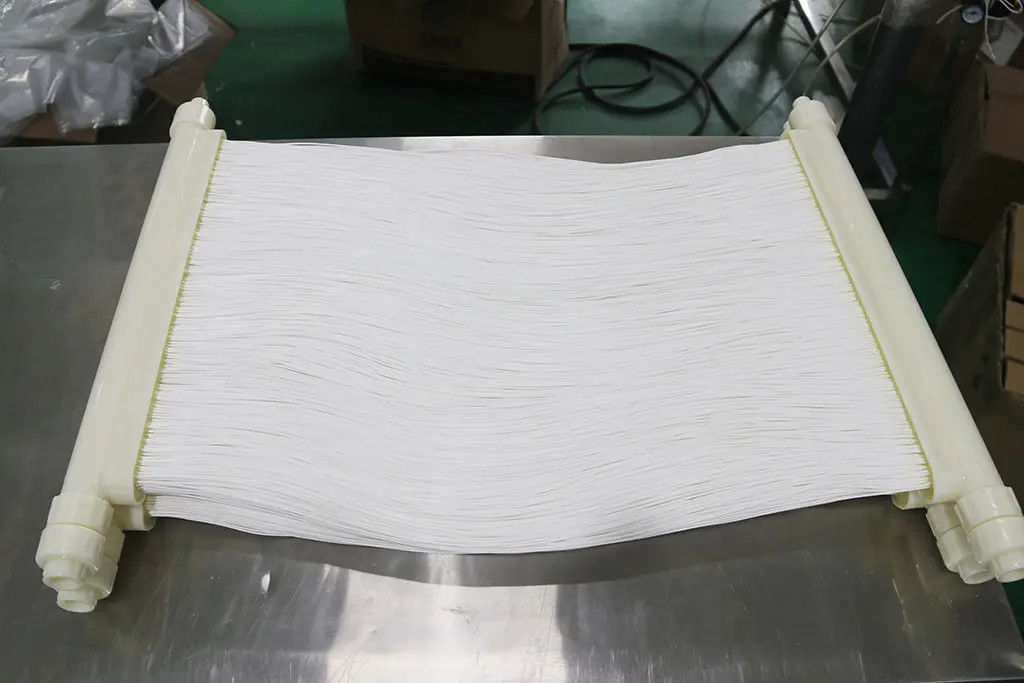 MBR-membranen Gordijnmodules op basis van verbeterde PVDF voor voedselverwerking