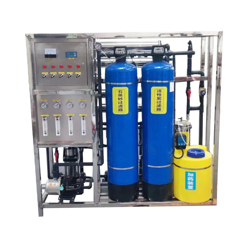 1.5tph 2xFRP Tanks Brackisch water Omgekeerde osmose waterinstallatie Voor de landbouw