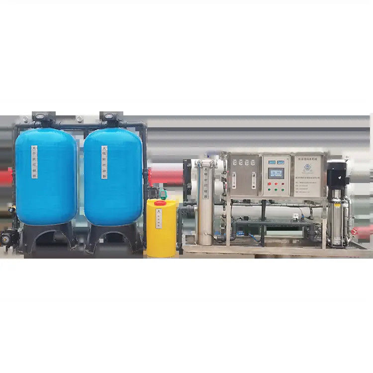 4TPH FRP Tanks Brackish Water Omgekeerde osmose waterinstallatie Voor boorput
