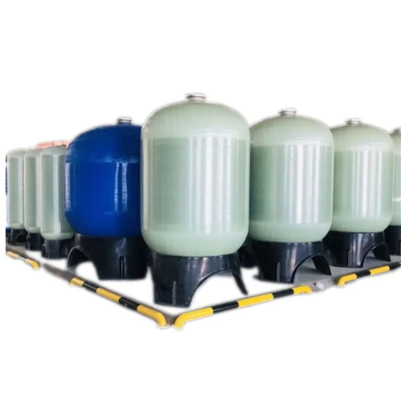 Industriële waterbehandeling FRP-drukvatfilter voor waterverzachter