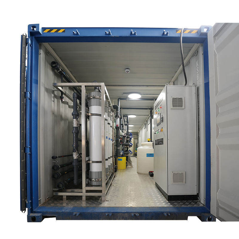 10-30 TPH Ultrafiltratiesysteem in containers met plug-and-play-ontwerp voor snelle toepassing