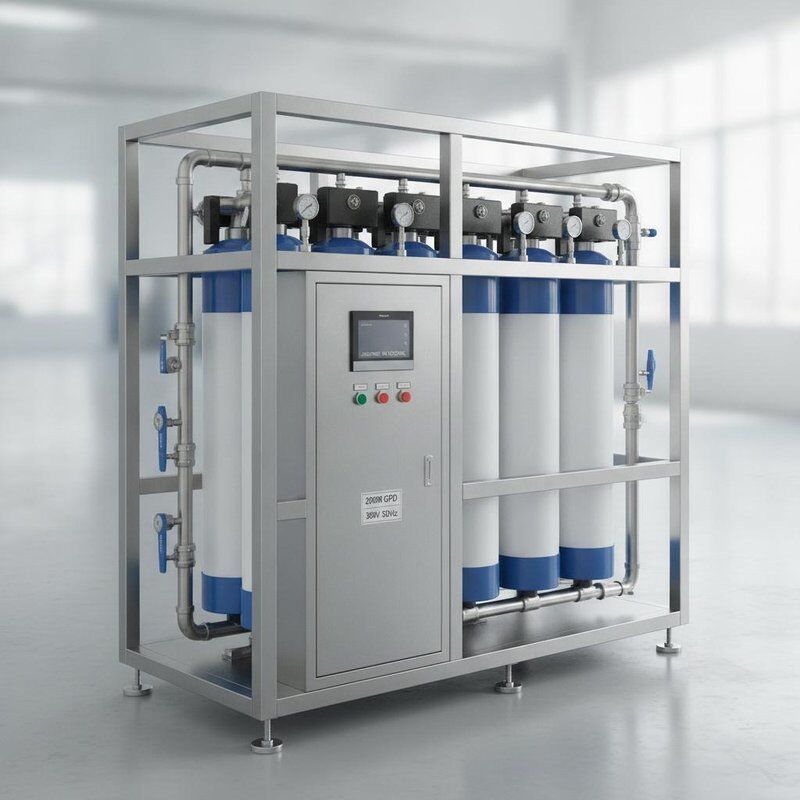 Industrieel Omgekeerde Osmose Waterbehandelingssysteem 20000 GPD SS316L Frame Automatische TDS Controle 380V 50Hz
