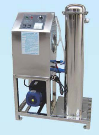 Ozonwatermachine met een hoge concentratie met een ozonconcentratie van 15-25 mg/l en een waterstroom van 0,5-6 T/h voor het wassen en desinfecteren van levensmiddelen